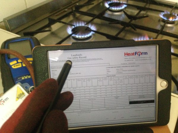 Landlord gas safety report